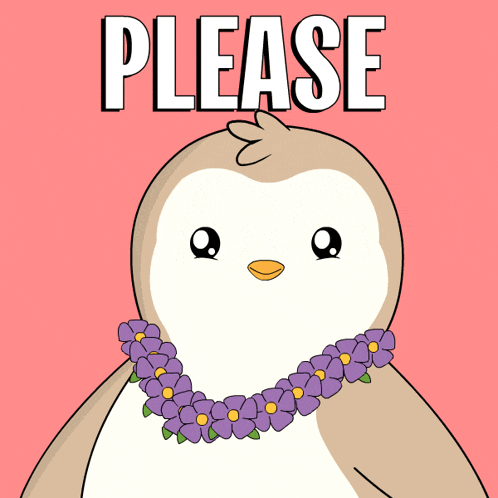 Pudgy Penguin Says 'Please'