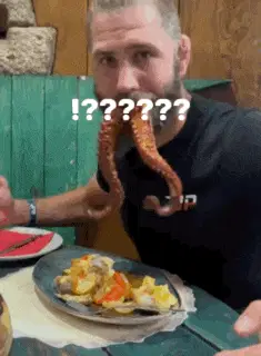 Jiri Prochazka Eats Octopus