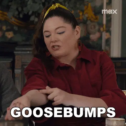Kayla Shows Her Goosebumps