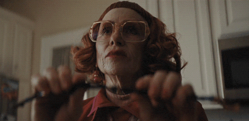 Amy Madigan as Aunt Gladys Snaps Twig