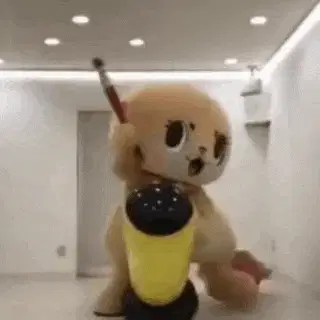 Mascote com Raiva