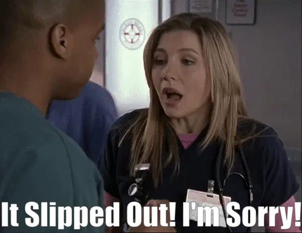 Elliot Reid slipped