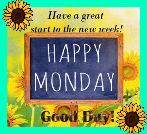 Smiling Sun Happy Monday
