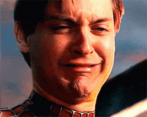 Tobey Maguire's Emotional Grimace