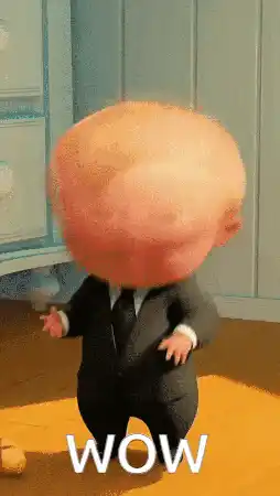 Boss Baby's Surprised Wow