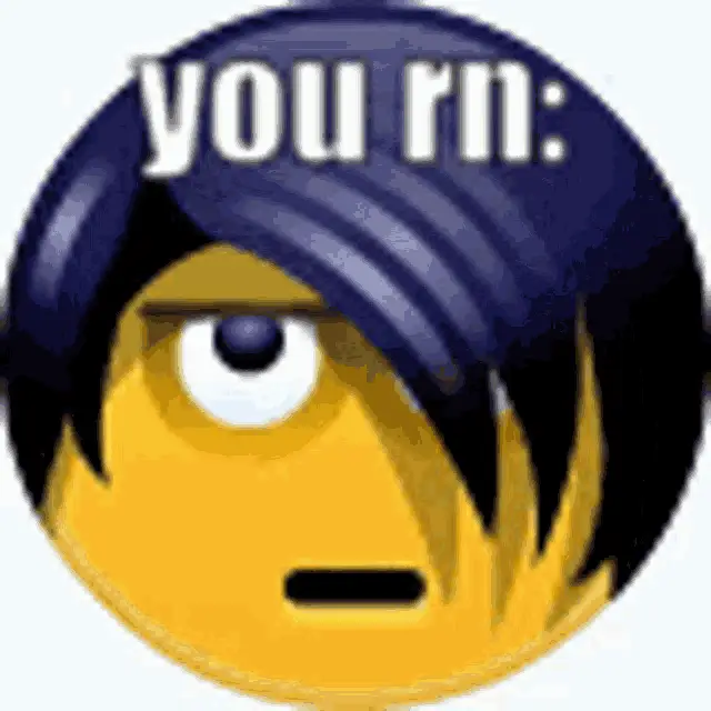 You Rn Emo Emoji
