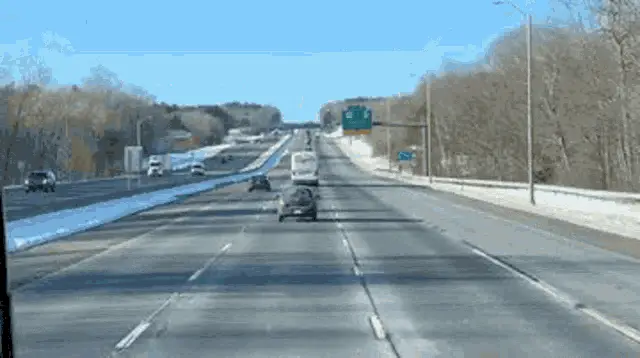 Drive Safe: Winter Highway Journey