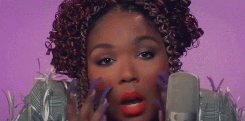 Lizzo's Intense Facial Expression