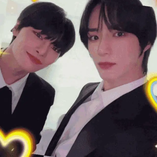 Jeongyu & Beomgyu Posing in Suits