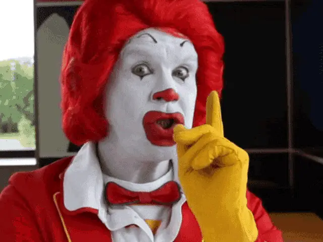 Creepy Ronald McDonald