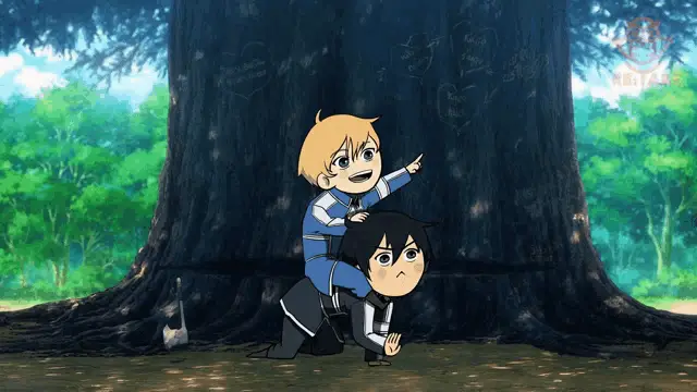 Kirito and Eugeo in A Dos De Kirito