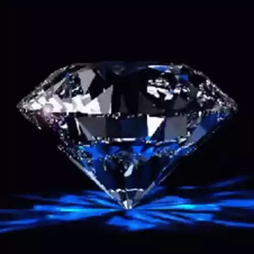 Sparkling Spinning Diamond Gem