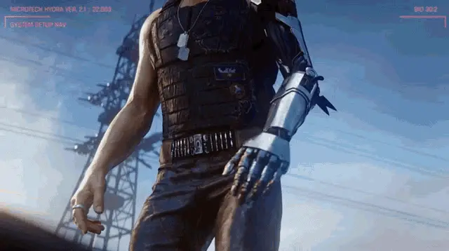 Johnny Silverhand (Keanu Reeves) Shades Off