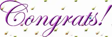 Congrats!