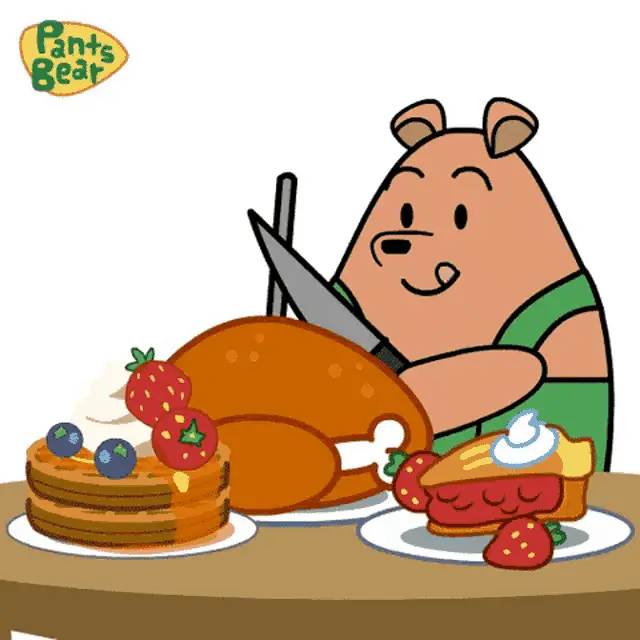 Pants Bear's Hungry Thanksgiving Feast