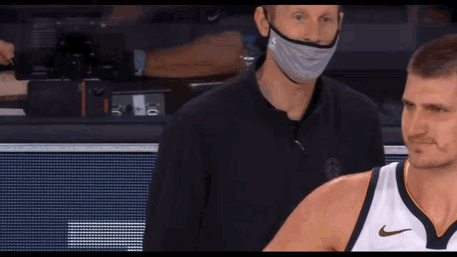 Jokic Celebrates on Court