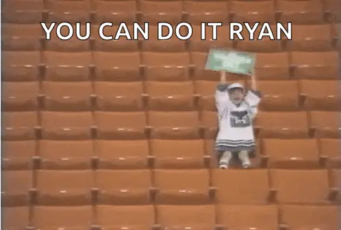 Hartford Fan Enthusiastically Cheers for Ryan