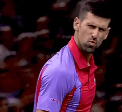 Novak Djokovic's 'Oo' Reaction