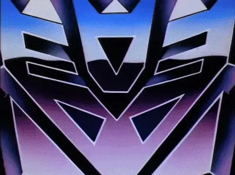 Transformers G1: Decepticon to Autobot Logo Transition