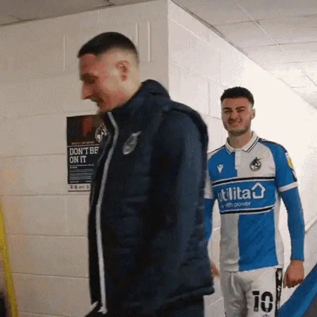 Bristol Rovers Player Celebrates