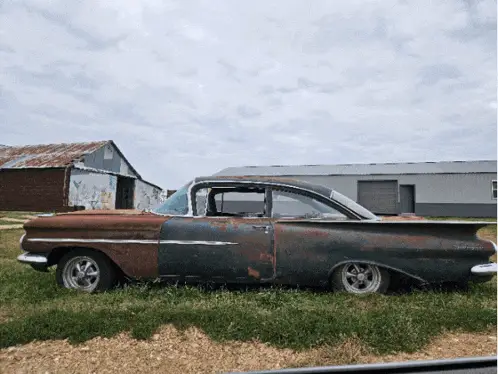 Old Rusty Vintage Car