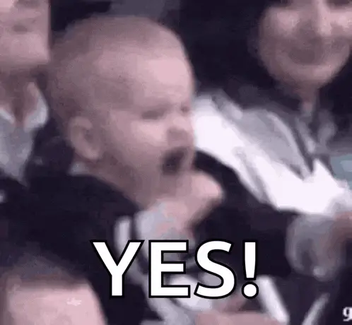 Baby's Enthusiastic YES!