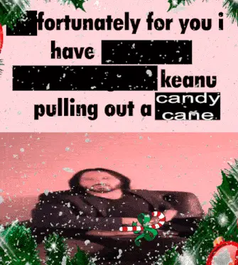 Discord Keanu Reeves Candy Cane
