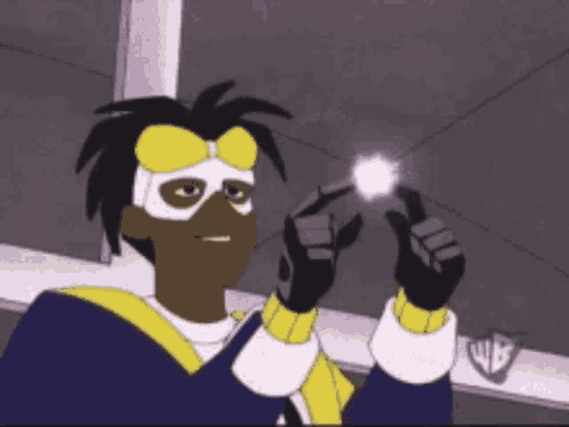 Static Shock: Super Hero Heart Gesture