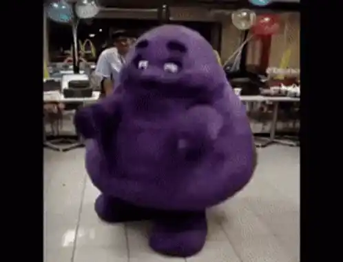 Purple Mascot Dance