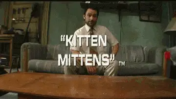 Charlie Day's Kitten Mittens