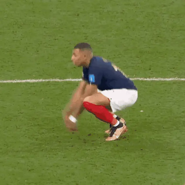 Mbappe's Energetic Celebration: Mbappe Kane