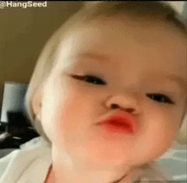 Cute Baby Making Funny Faces