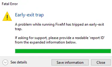 How Do I Fix This Fivem Early Exit Trap Meme