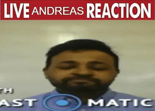 Andreas Live Reaction Meme