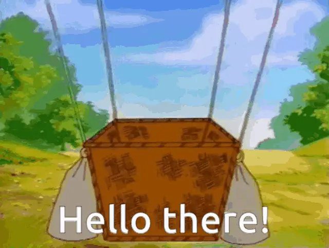 Doctor Rabbit in Hot Air Balloon