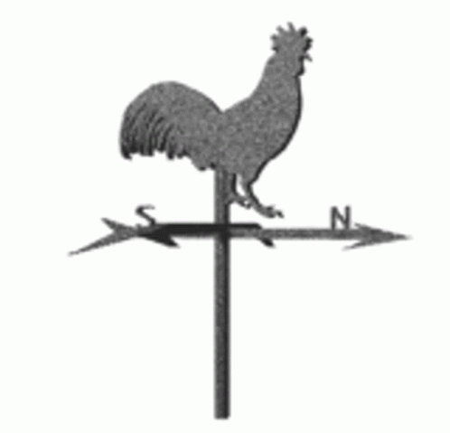 Rooster Weathercock Vane