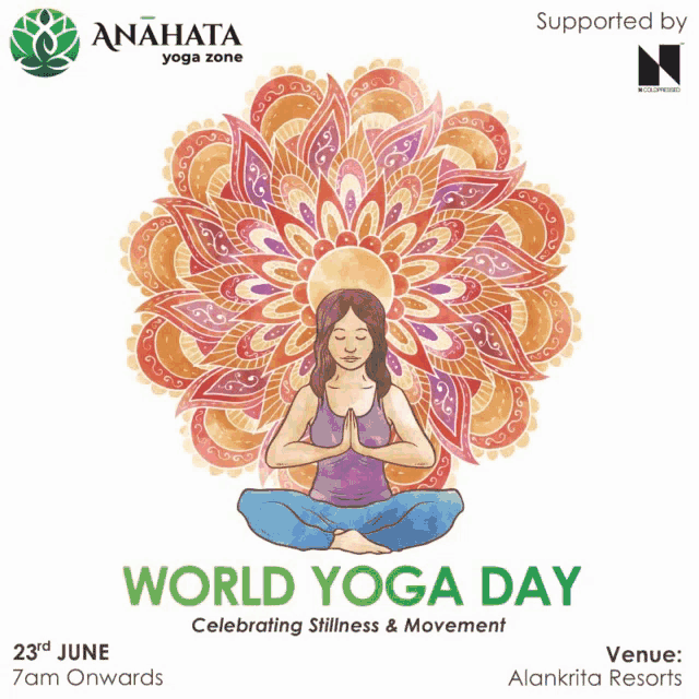 Anahata Yoga Zone: World Yoga Day 2019 Celebration