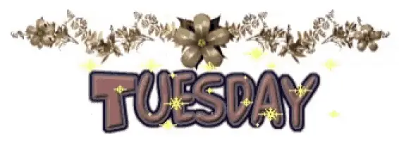 Tuesday Floral Sparkle Graphic – free GIF download | meme platform | memes GIF