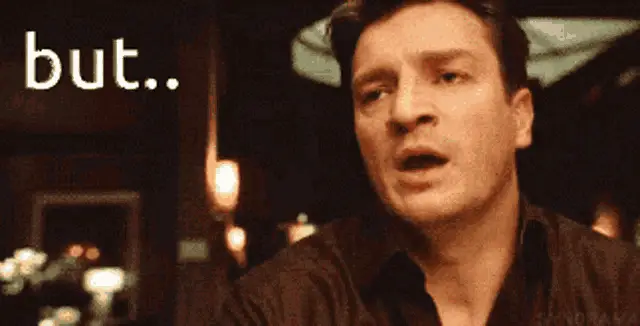 Man Says 'But...' and Looks Thoughtful