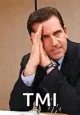 Steve Carell as Michael Scott: TMI Reaction
