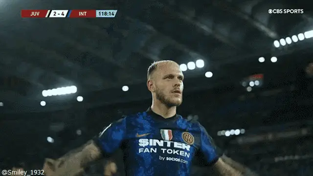Federico Dimarco Inter Milan Celebration