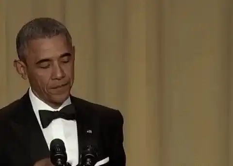 Barrack Obama's Iconic Mic Drop