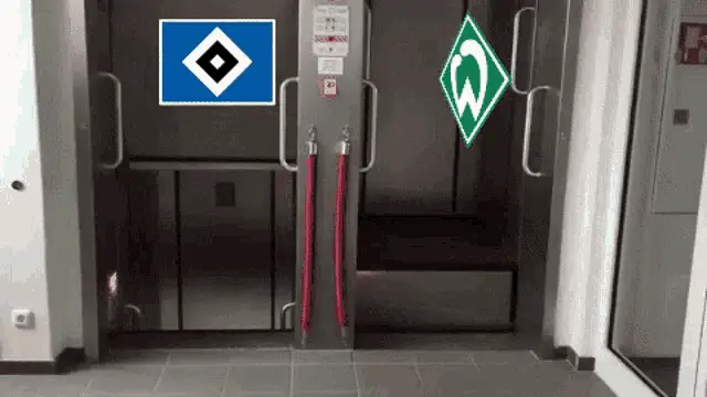 Hamburg vs Werder Bremen Football Elevator
