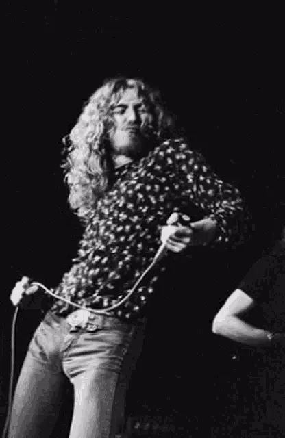 Robert Plant (Percy Plant) on Stage