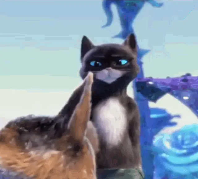 Kitty Softpaws' Shocked Reaction in Puss In Boots