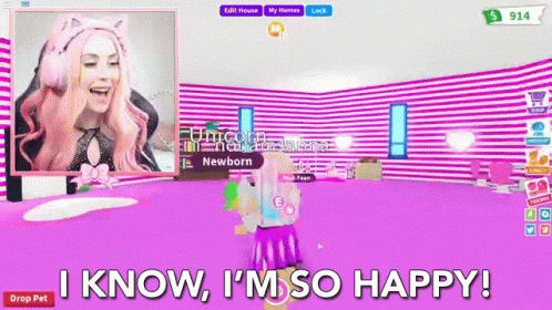 Leah Ashe: I Know, I'm So Happy! (Roblox Adopt Me)