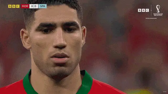 Achraf Hakimi Penalty & Celebration for Morocco