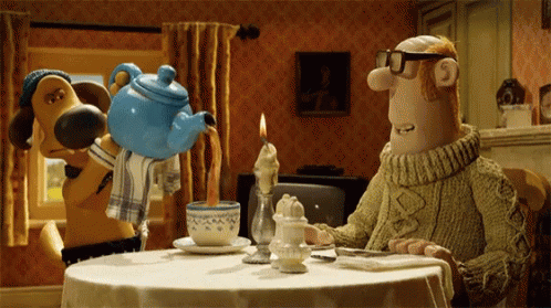 Shaun The Sheep: Bitzer Pours Tea for the Farmer