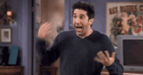Ross Geller: I'm Still Alive! – free GIF download | meme platform | memes GIF