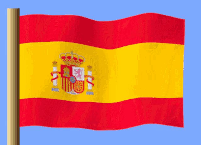 Spanish Flag Waving